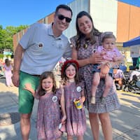 Kala white with family